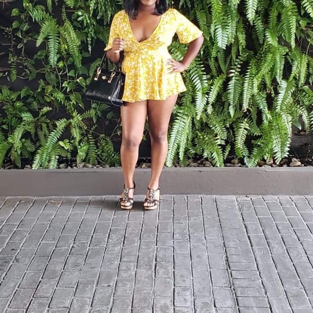 Flowy summer romper